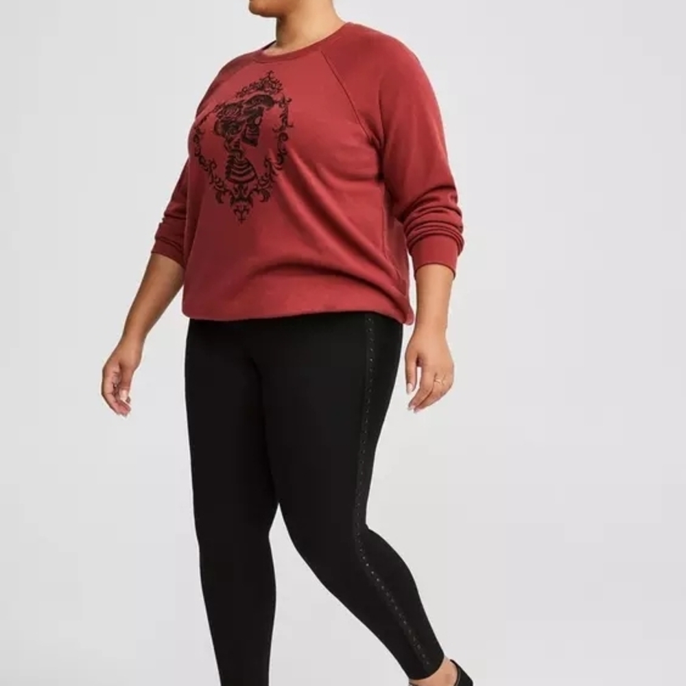 NWT-Studded Pocket Pixie Studio Luxe Ponte High Rise Pant